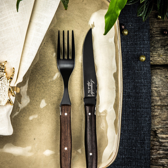 Laguiole Style de Vie Luxury Line Steakmessenset 6 st.