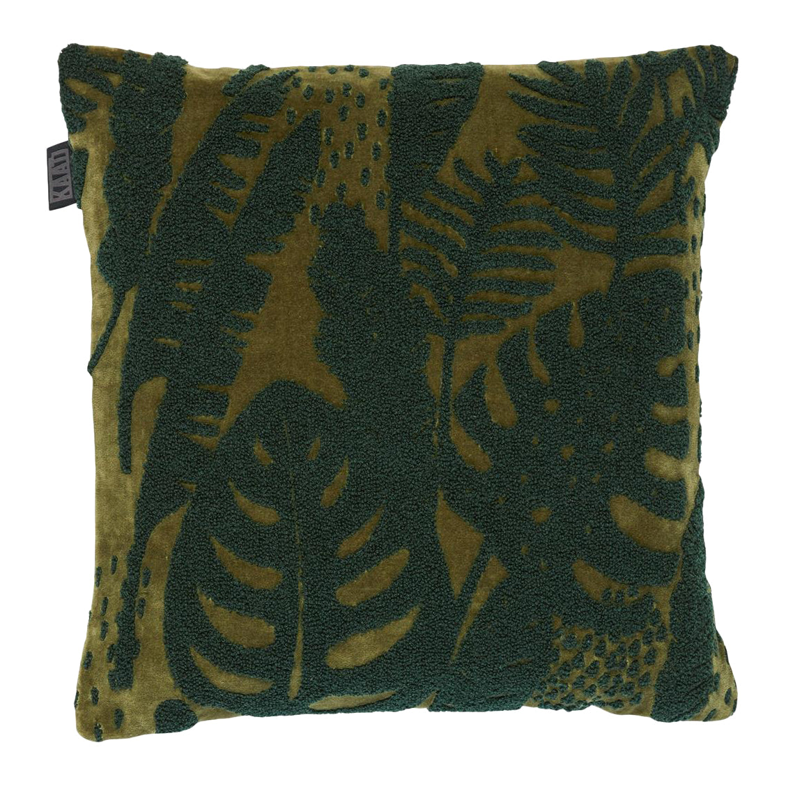 KAAT Amsterdam Leafy Sierkussen 40 x 40 cm - Groen