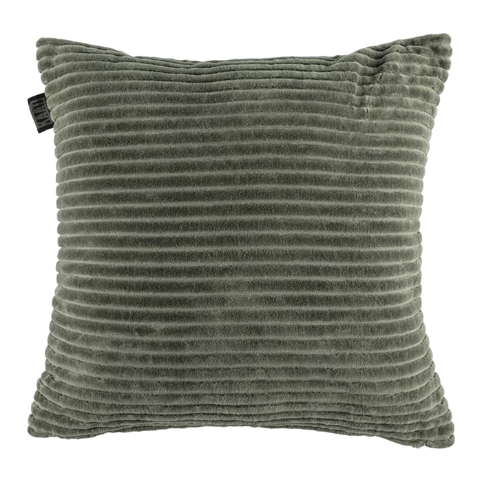 KAAT Amsterdam Ribbed Sierkussen 43 x 43 cm - Donkergroen
