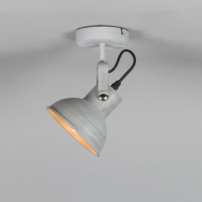 QAZQA Wandlamp Guida - Grijs - Landelijk - H 245mm