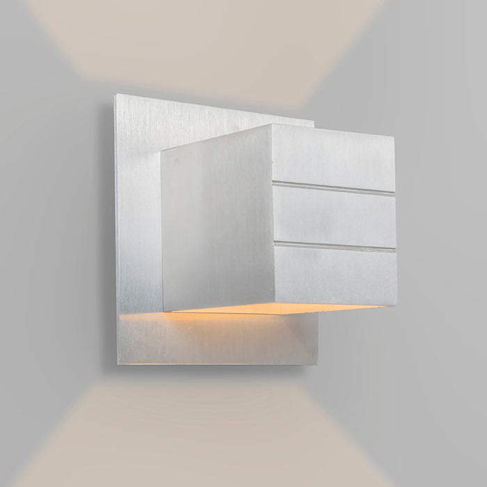QAZQA Wandlamp ypsilon - Aluminium - Design - L 150mm