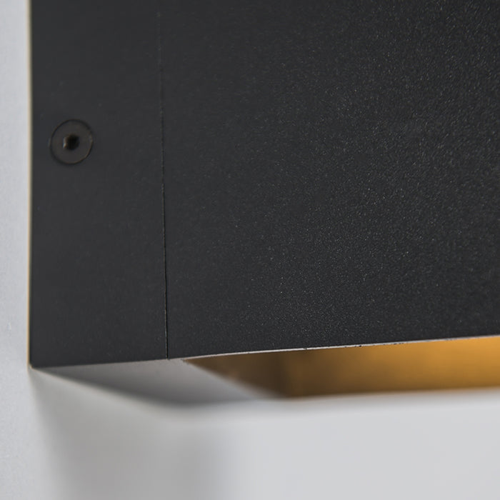 QAZQA Set van 3 moderne wandlampen zwart - Transfer