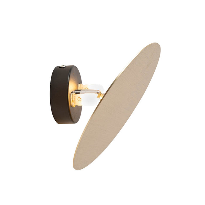 QAZQA Design wandlamp goud kantelbaar - Pulley