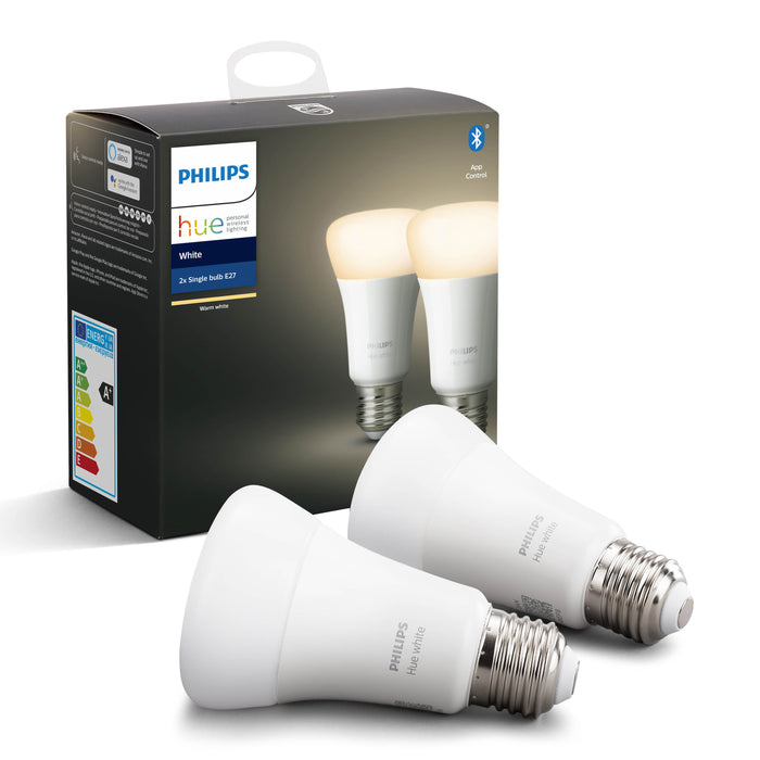 Philips Hue Bluetooth White E27 Lichtbron Duo Pack
