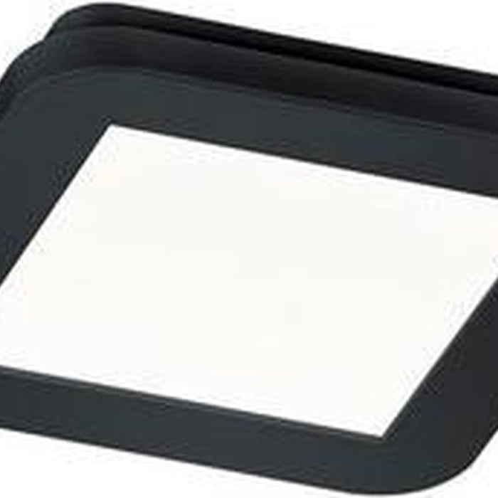 Reality Camillus Plafondlamp 1X SMD LED 9W IP44 Mat Zwart