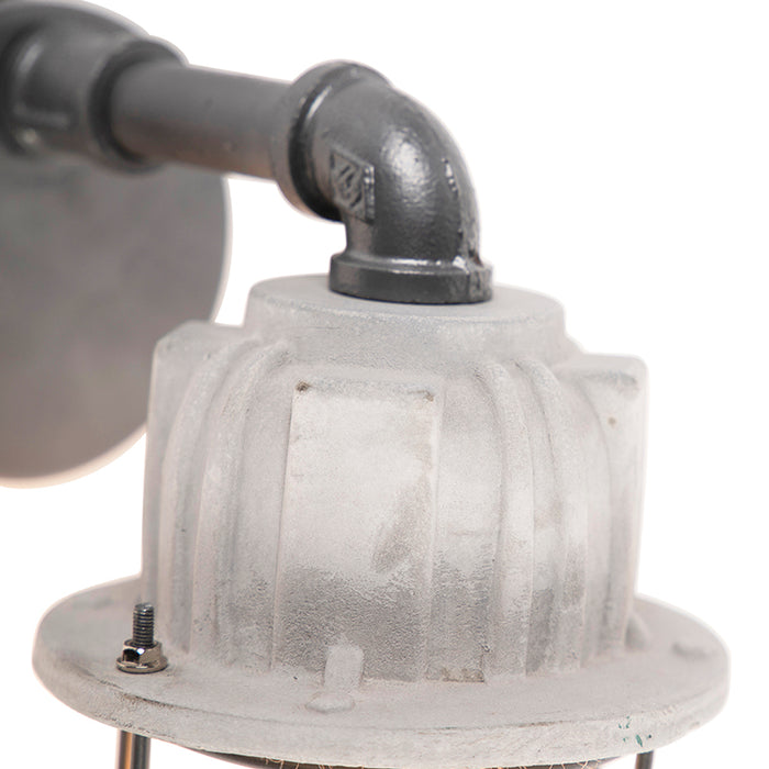 QAZQA Wandlamp mighty - Grijs - Industrieel - L 140mm