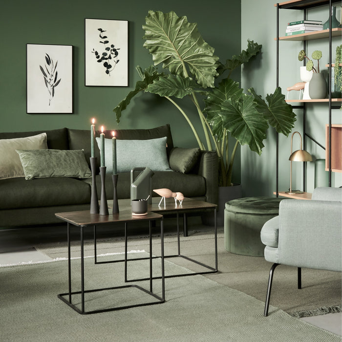 vtwonen Metal Black Kandelaar H 30 cm