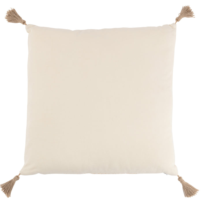 J-Line Kussen Geweven Polyester Beige