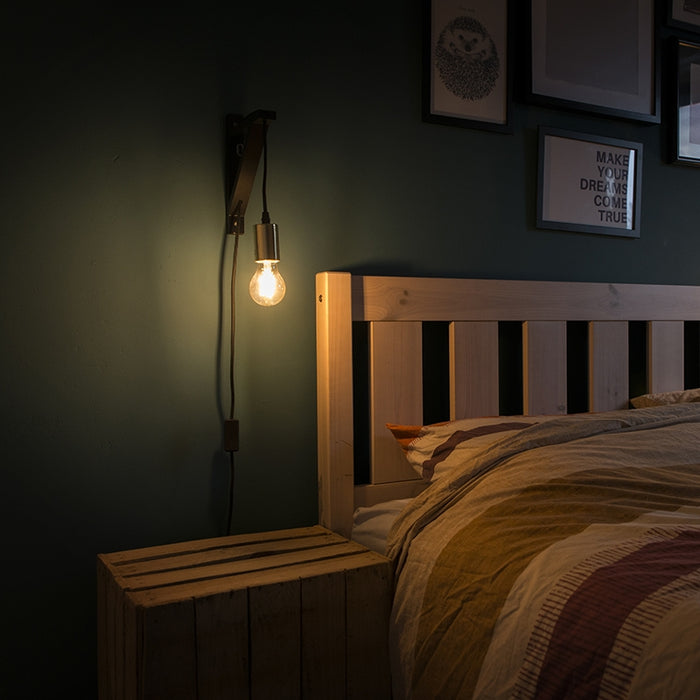 QAZQA Wandlamp zwart met goud - Galgje