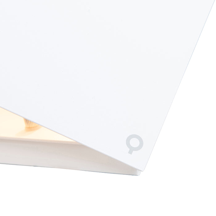 QAZQA Moderne wandlamp wit met lichteffect - Cube