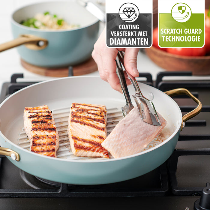 Greenpan Padova Grillpan met Deksel Ø 28 cm