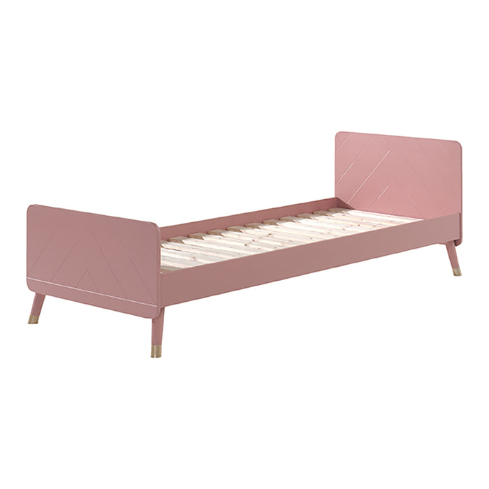 Vipack Billy Bed 90 x 200 cm en Nachttafel - Roze