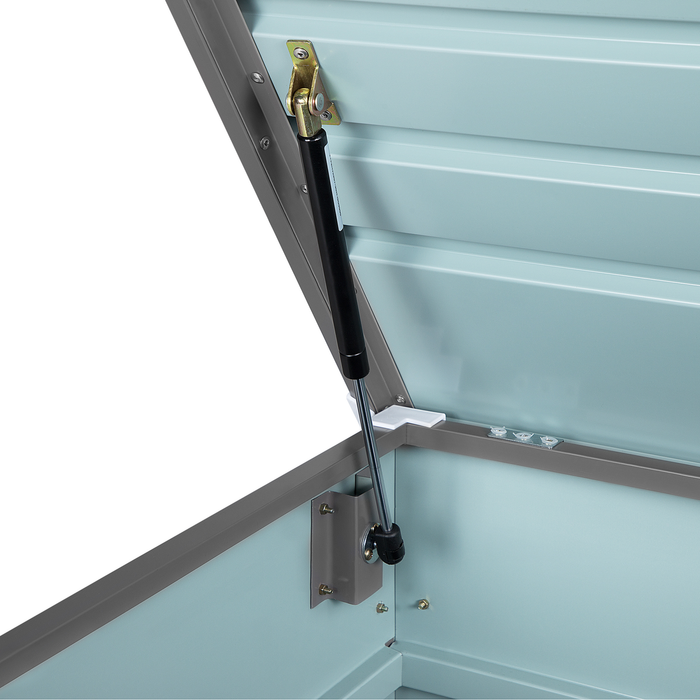 Beliani - CEBROSA S - Kussenbox - Grijs - Staal