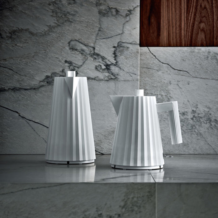 Alessi Plissé Waterkoker 1 L - Wit