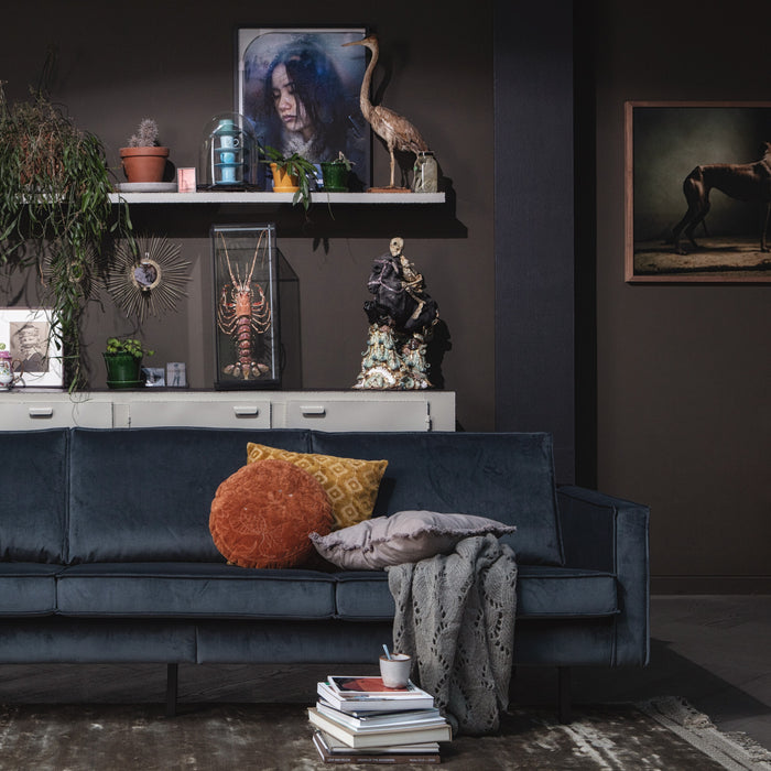 WOOOD Rodeo 3-zitsbank - Velvet -  Teal