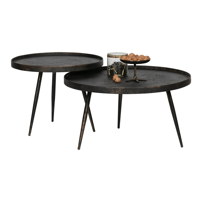 WOOOD Bounds Bijzettafel - Antique Goud - Ø 76