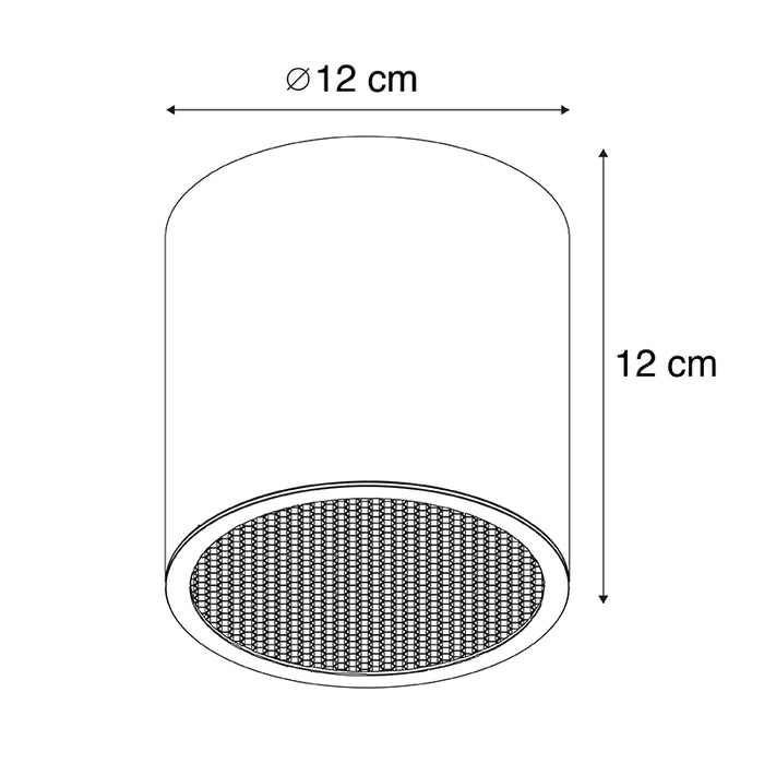 QAZQA Design spot wit - Impact Honey