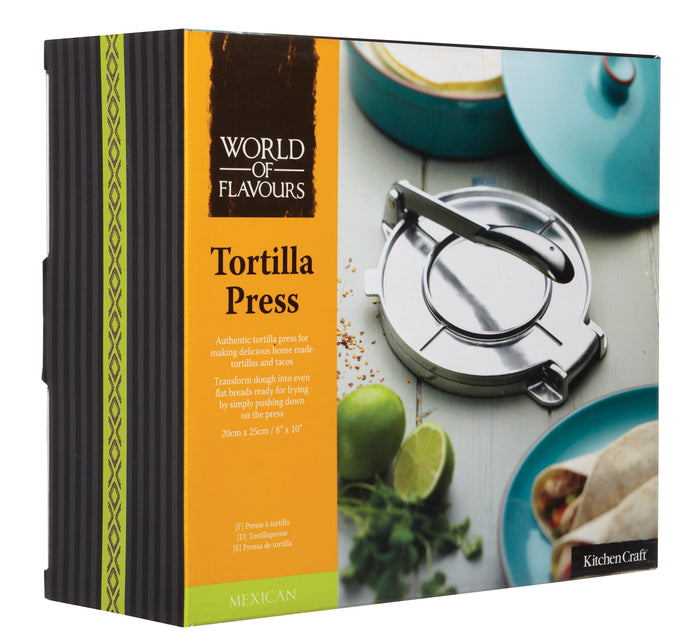 KitchenCraft Tortillapers - World of Flavours | Kitchen Craft