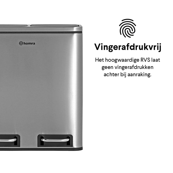 Homra Blinq Duo Pedaalemmer 30 liter (2x15 liter)