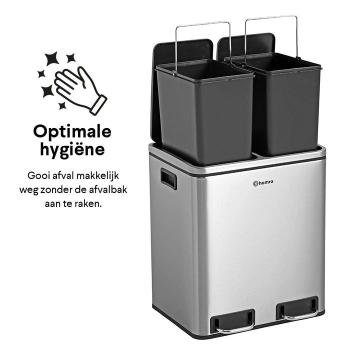 Homra Blinq Duo Pedaalemmer 30 liter (2x15 liter)