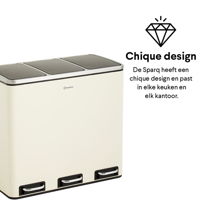 Homra Sparq Trio Pedaalemmer 54 liter (3x18 liter)