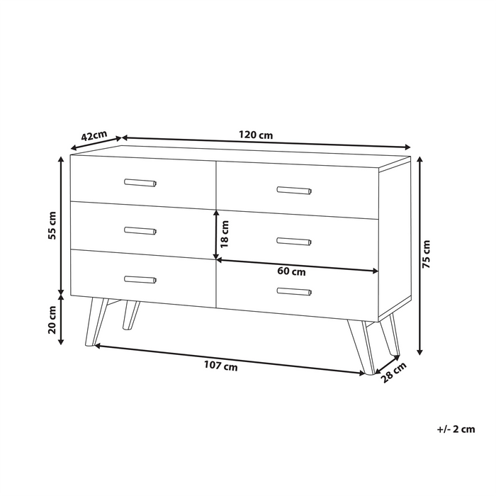 Beliani - NEWARK - Commode - Wit - MDF