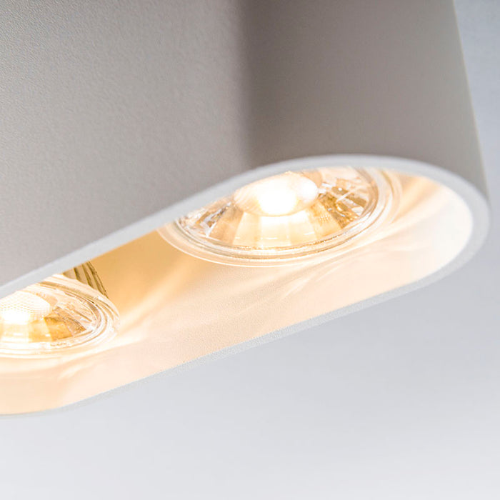 QAZQA Moderne spot wit - Ronda duo