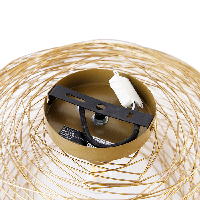 QAZQA Design plafondlamp goud ovaal - Sarella