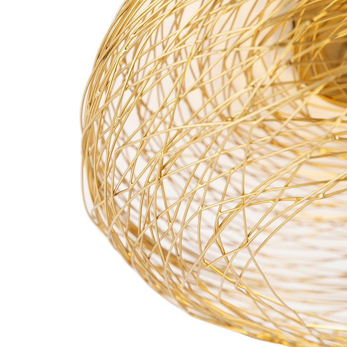 QAZQA Design plafondlamp goud ovaal - Sarella