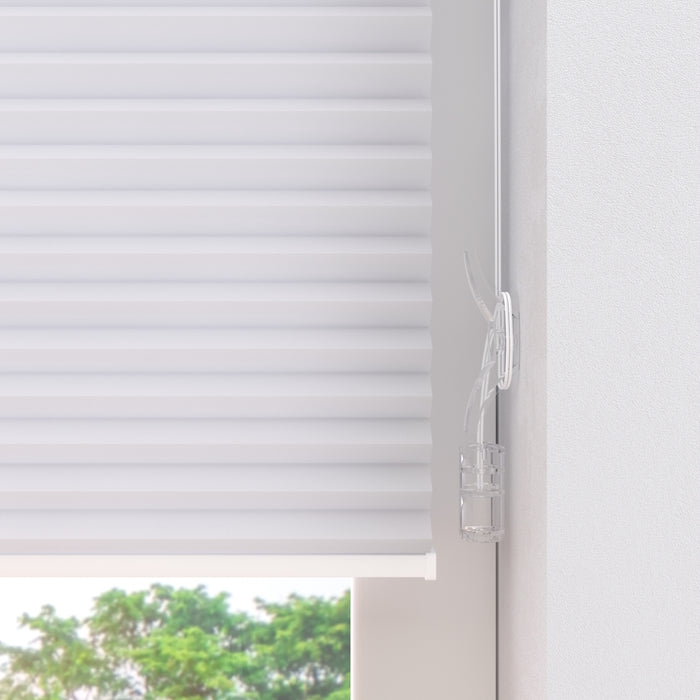 Plisségordijn Honingraat Easy Lichtdoorlatend 25 mm White 150 x 175