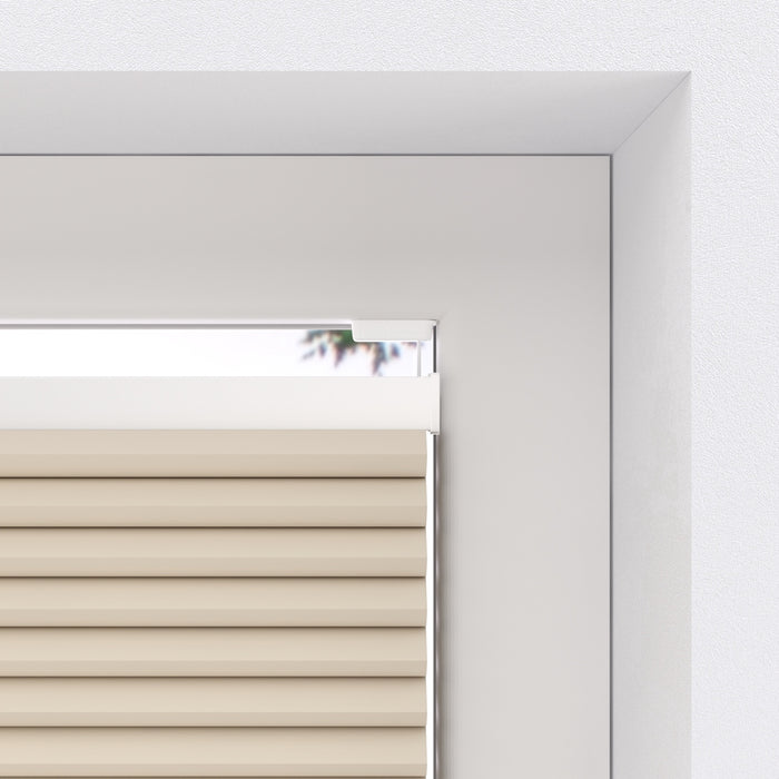 Plisségordijn Thermo Verduisterend 25 mm Sand 90 x 130