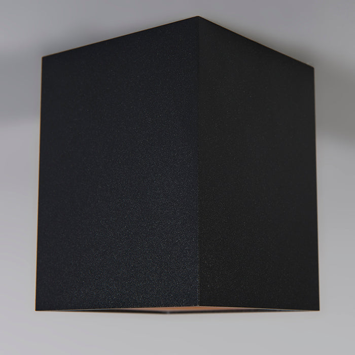 QAZQA Moderne spot zwart met goud - Quba delux