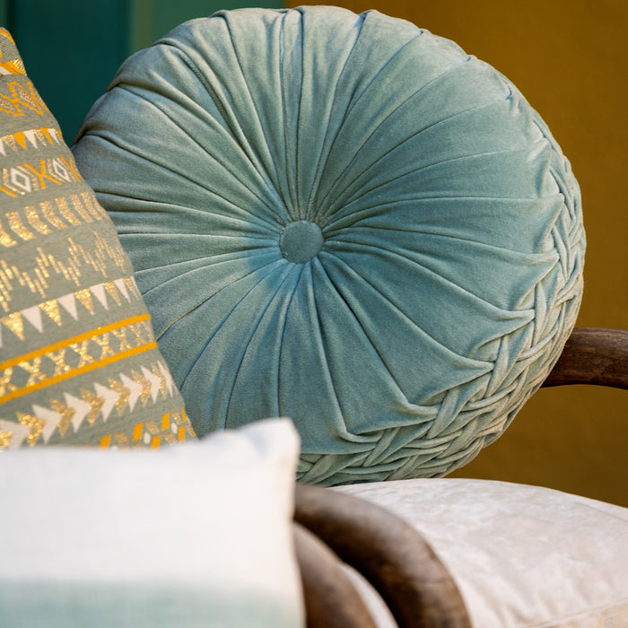 Dutch Decor sierkussen KAJA - Ø40 cm Jadeite