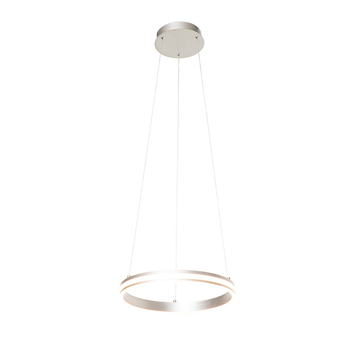 QAZQA LED Hanglamp navara - Staal - Design - D 390mm