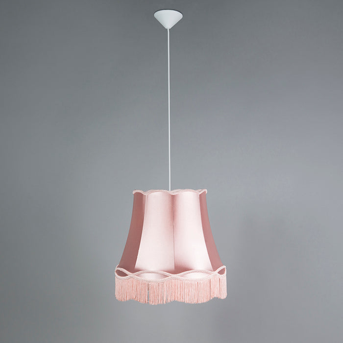QAZQA Retro hanglamp roze 45 cm - Granny
