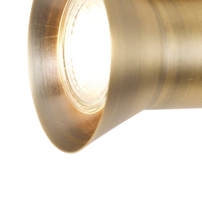 QAZQA Plafond- en wandspot brons draai- en kantelbaar - Karin 1