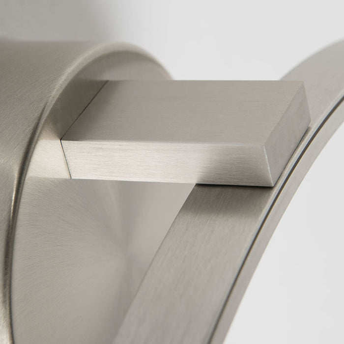 QAZQA Moderne wandlamp staal incl. LED met touch dimmer - Arch