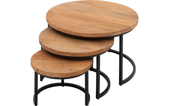 Goossens Salontafel Jelle XL in Mango blank was