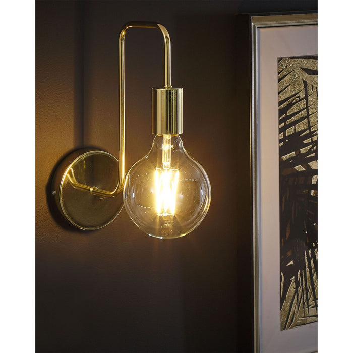 Beliani - SAVENA - Wandlamp - Goud - Metaal