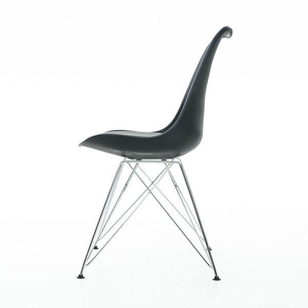 Essence Metal eetkamerstoel zwart - chroom onderstel
