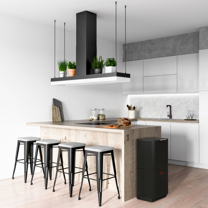 Joseph Joseph Intelligent Waste Afvalemmer Totem Max 60 Liter (30+30 Liter)