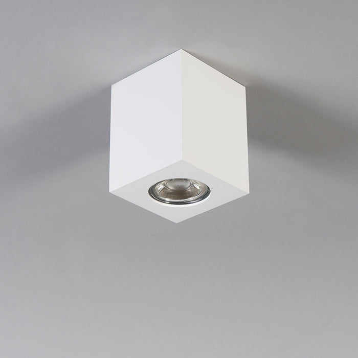 QAZQA Design opbouwspot wit GU10 50mm - Quba 2