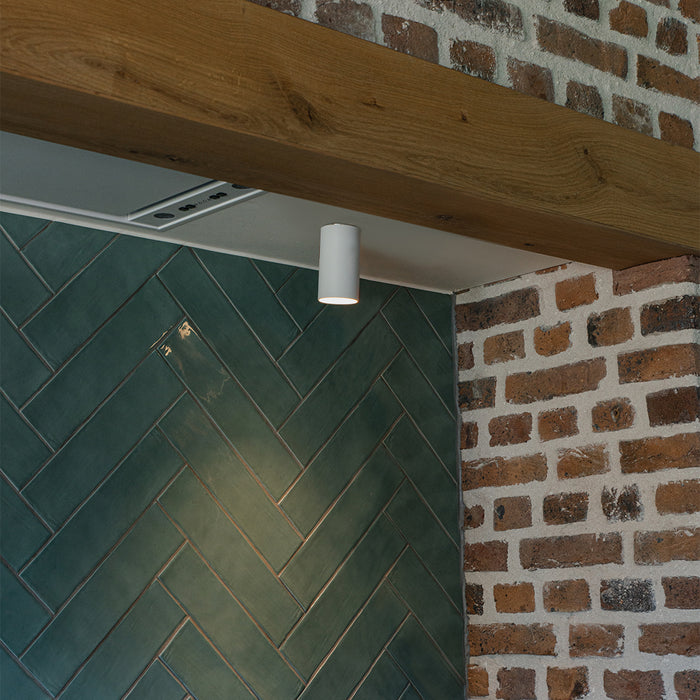 QAZQA Moderne opbouwspot wit 5,5cm GU10 50mm - Tuba