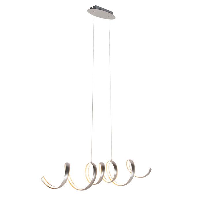 QAZQA LED Hanglamp twizle hl - Aluminium - Design - L 1050mm