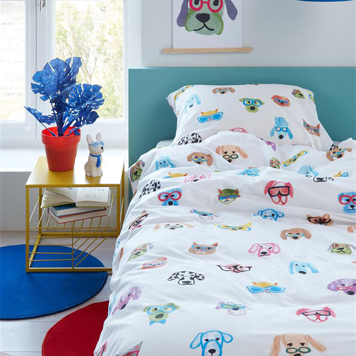 Beddinghouse Kids In Your Face Dekbedovertrek 140 x 220 cm