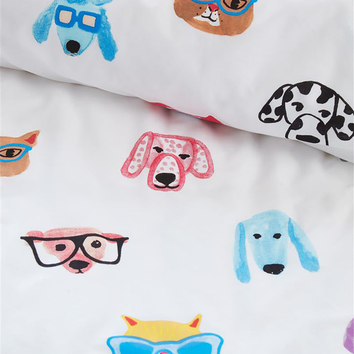 Beddinghouse Kids In Your Face Dekbedovertrek 140 x 220 cm