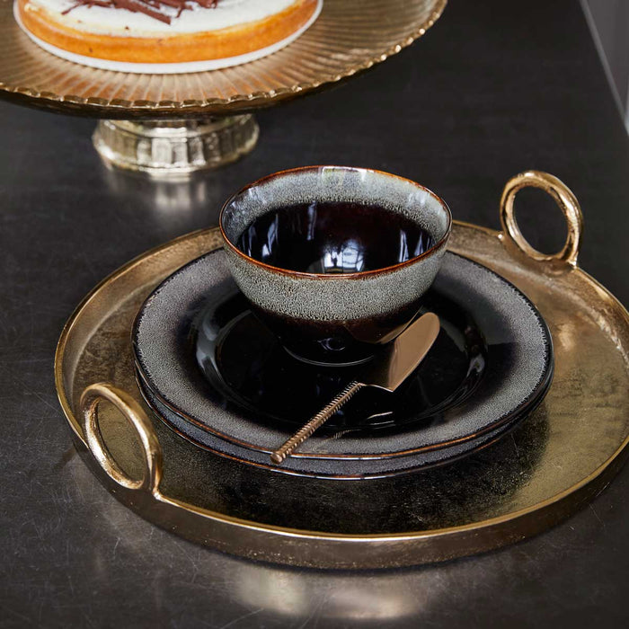 Riverdale - Dienblad Lily champagne 40cm - Goud