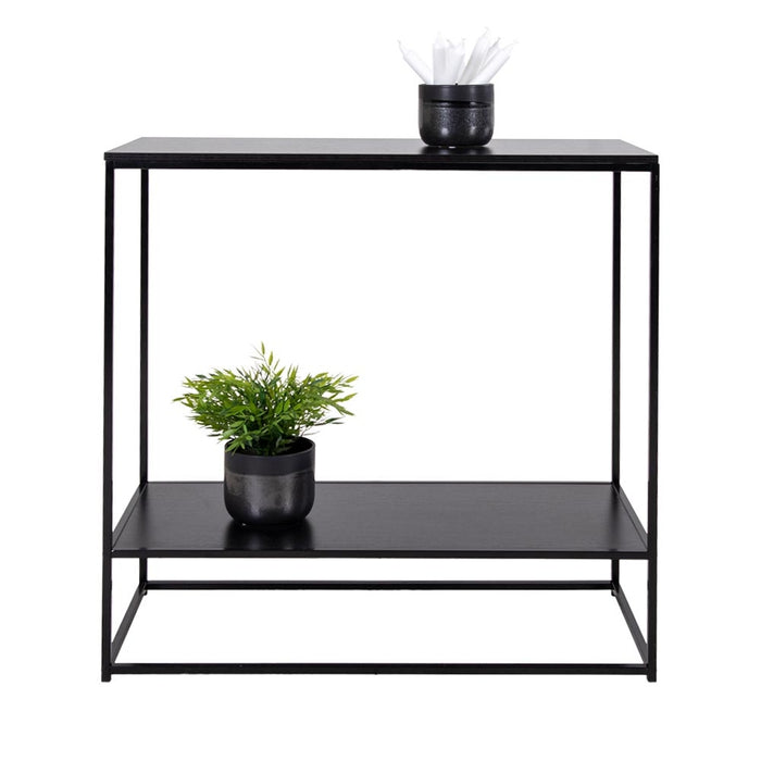 Artichok Karen metalen sidetable zwart - 80 x 36 cm