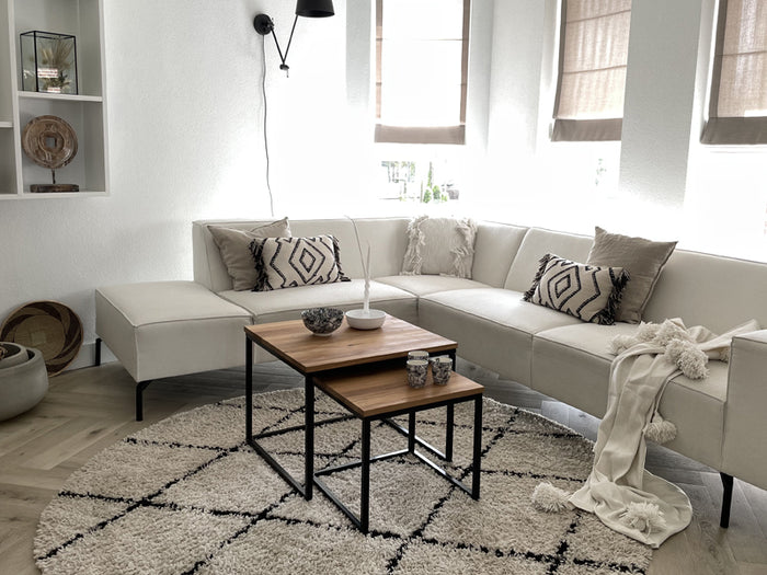 Vierkante salontafel set Kiev XL 60 cm