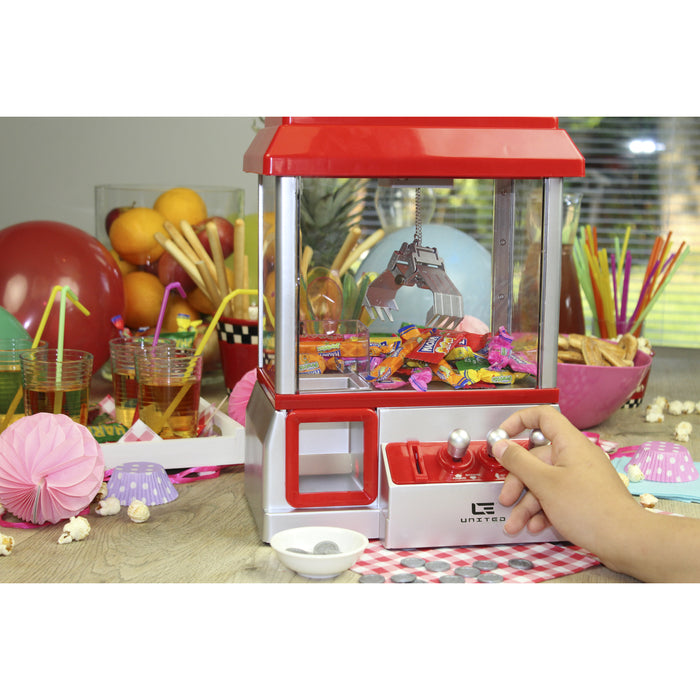 United Entertainment ®  Candy Grabber Snoepmachine met Geluidsknop